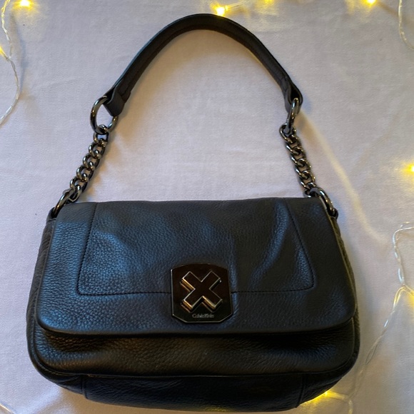 Calvin Klein Handbags - Calvin Klein Leather small evening bag